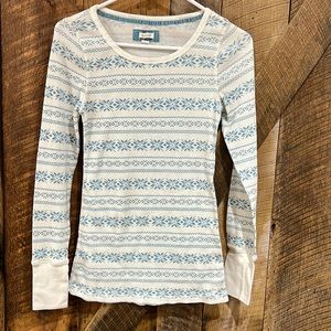 Aerie thermal cotton blend shirt